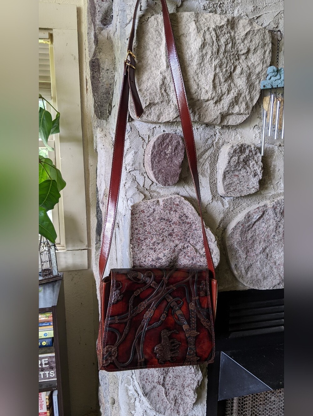 Gorgeous Buttery Soft Handcrafted Brown Leather Crossbody Bag